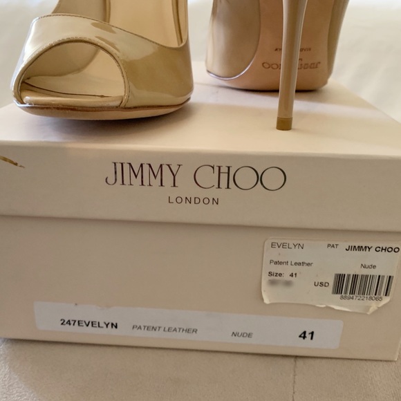 Jimmy Choo “Evelyn” Peep-hole Pumps 👠🎀 NWT - Picture 7 of 8